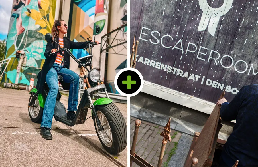 Solex of E-chopper rijden - Escape room